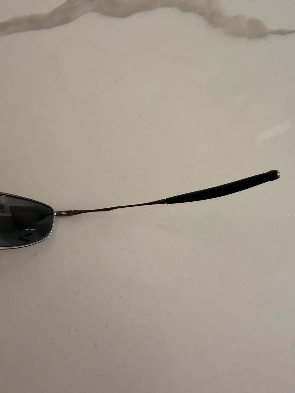 Oakley Whisker 12-849 Polarized Sunglasses Pewter Frame